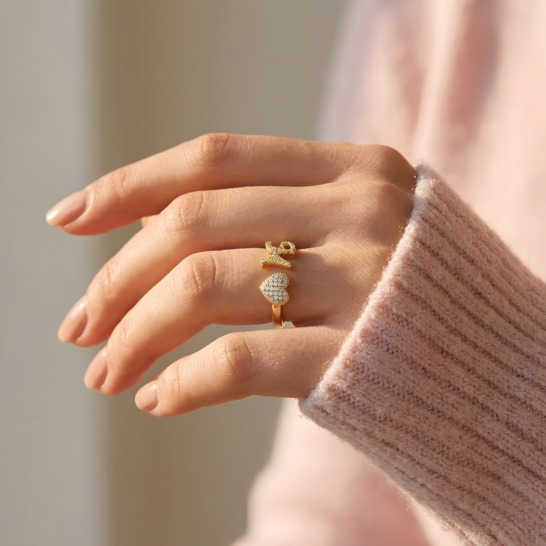 Ring Initial of Love