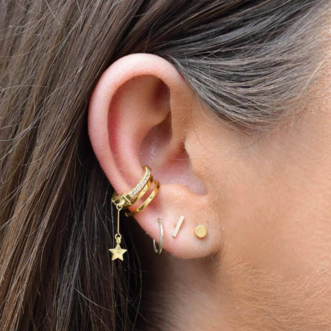 Earrings Huggies Bar