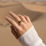 Ring Amulet Tiger Eye