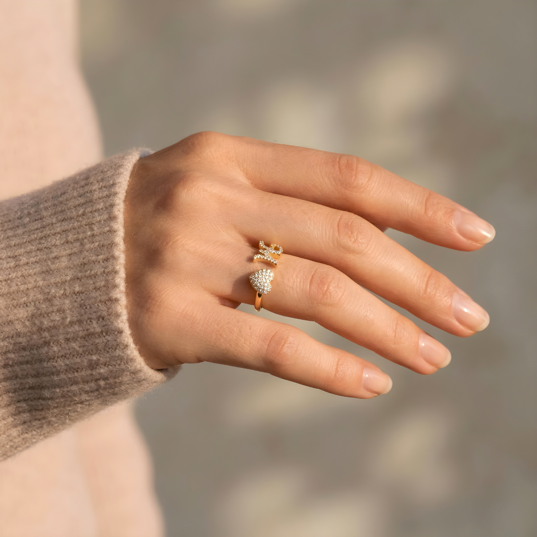Ring Initial of Love