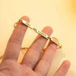 Bracelet Triple Engraved