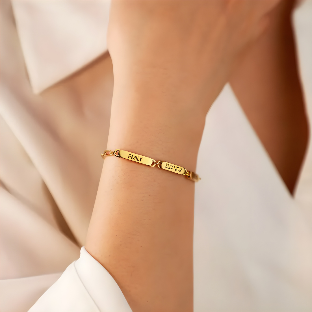 Bracelet Triple Engraved