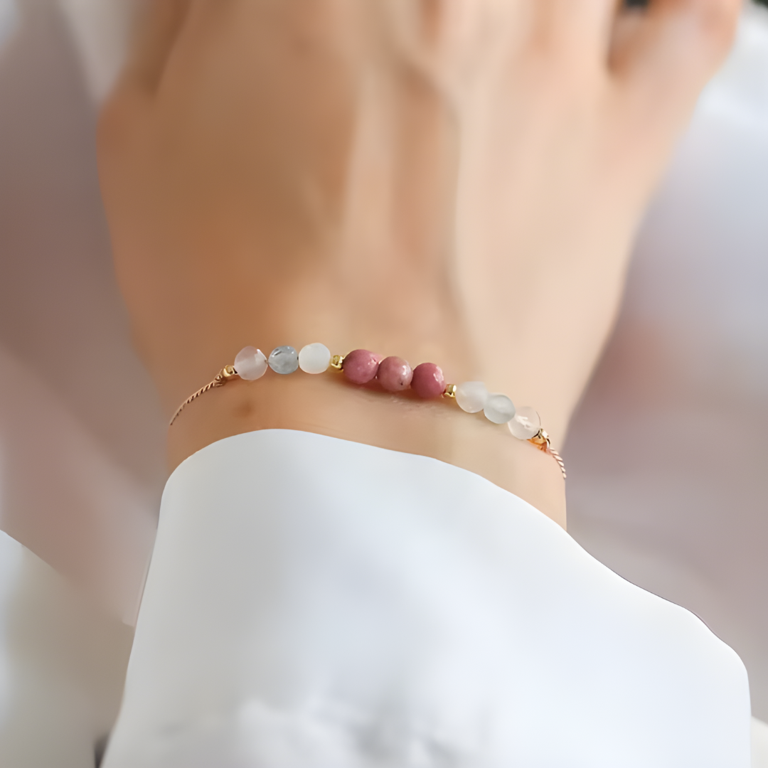 Bracelet of Natural Stones Love Own and Energy Positiva