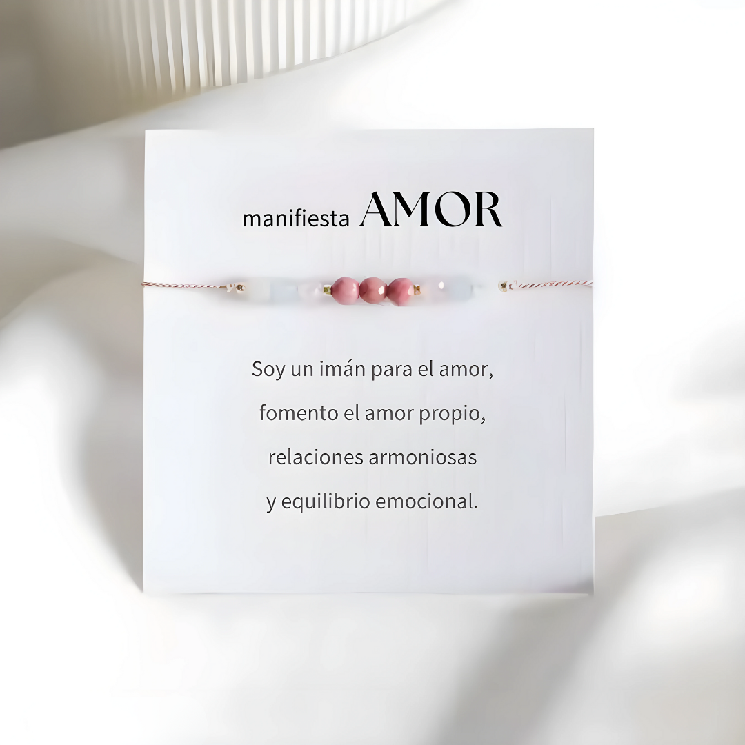 Bracelet of Natural Stones Love Own and Energy Positiva