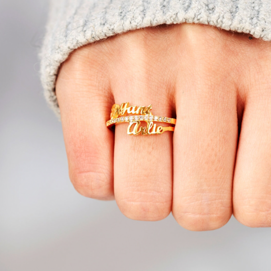Ring Promise Eternal Personalizado with Names