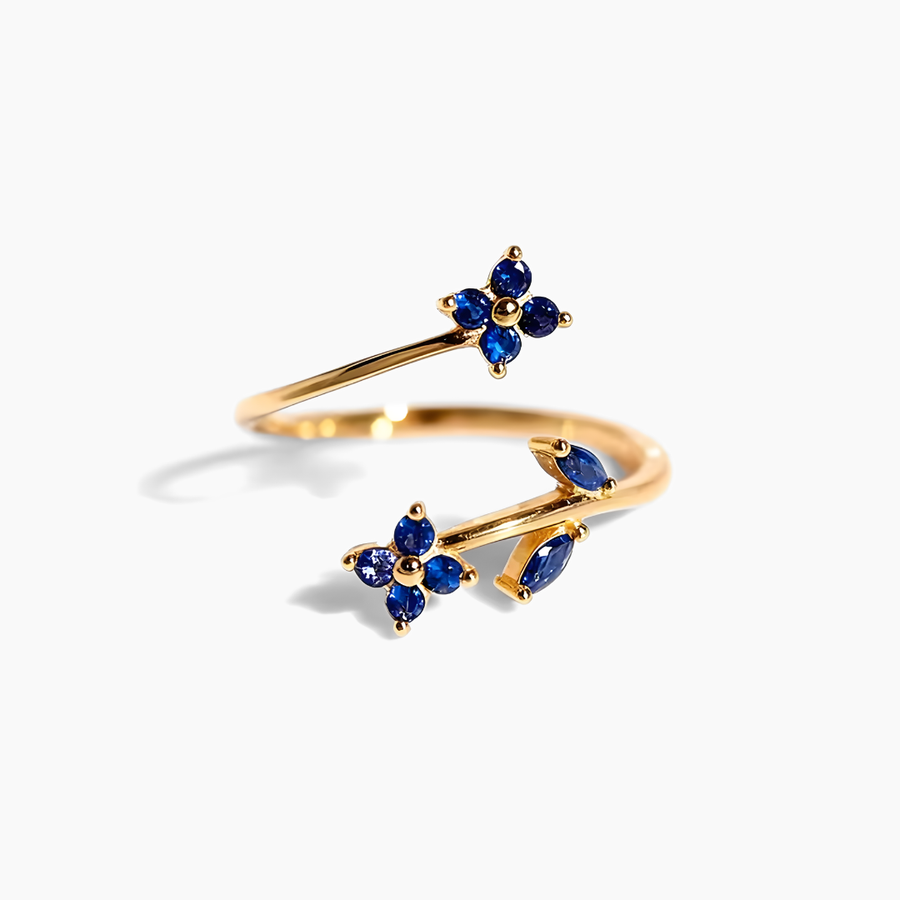 Ring Flora Sapphire