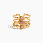 Ring Amulet Opal Rose