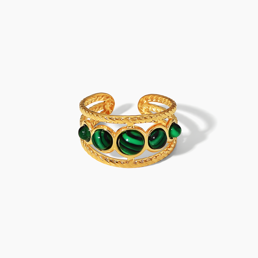 Ring Amulet Moldavite