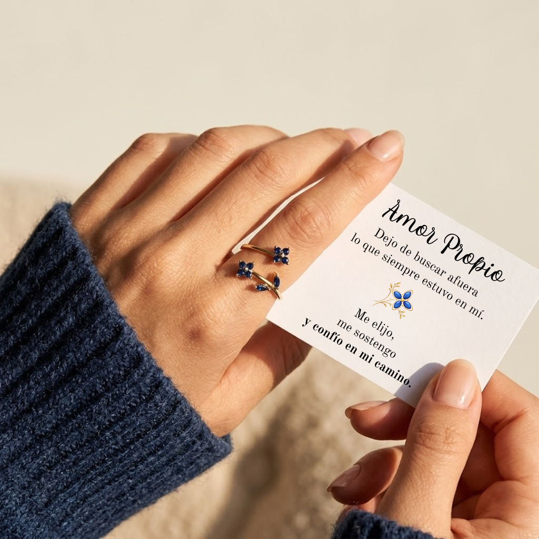 Ring Flora Sapphire