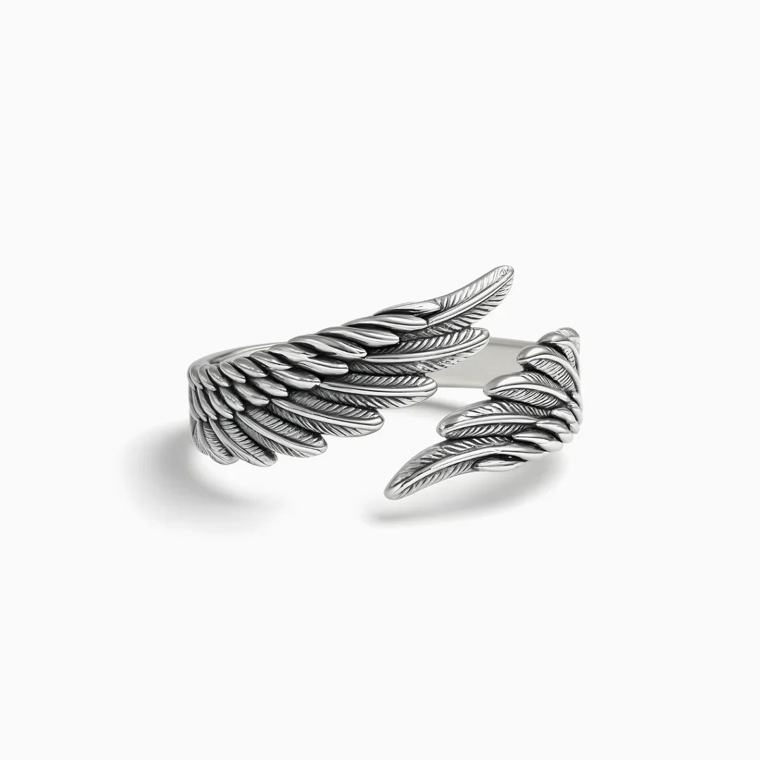 Ring Angel Wings Personalized with Name