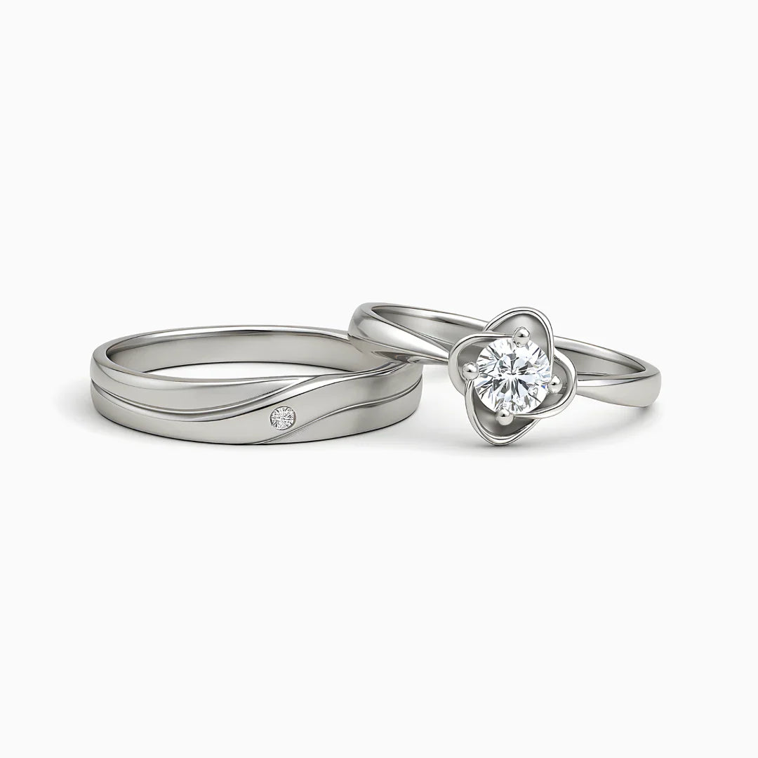 Set of Two Rings of Love