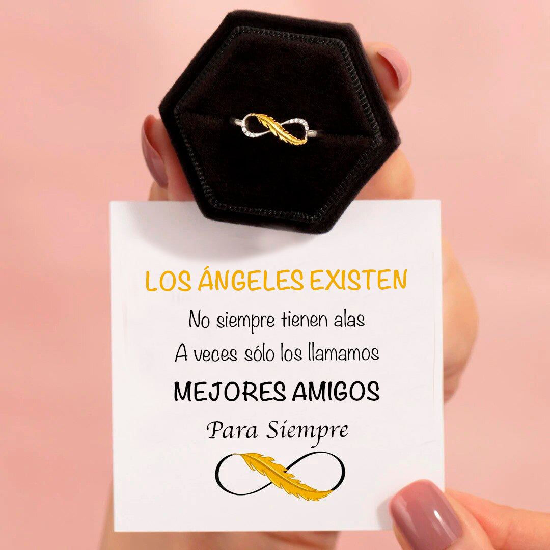 Ring Pluma Eternal Mejores Amigos