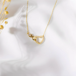 Necklace Heart Infinity