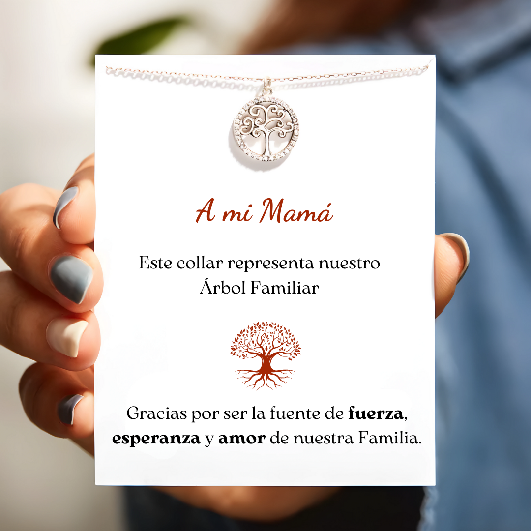 Necklace Arbol of The Family for my Mom