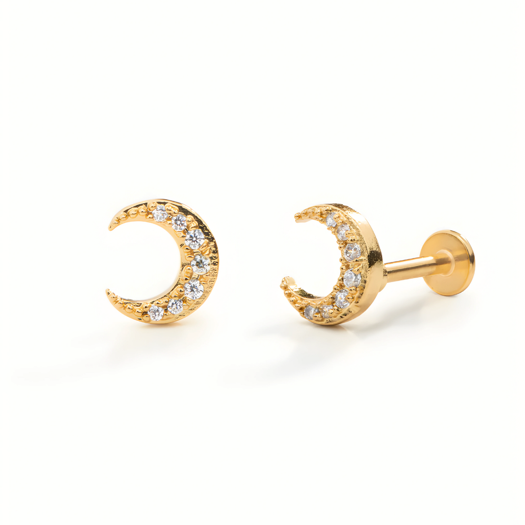 Earrings Mini Moon S925
