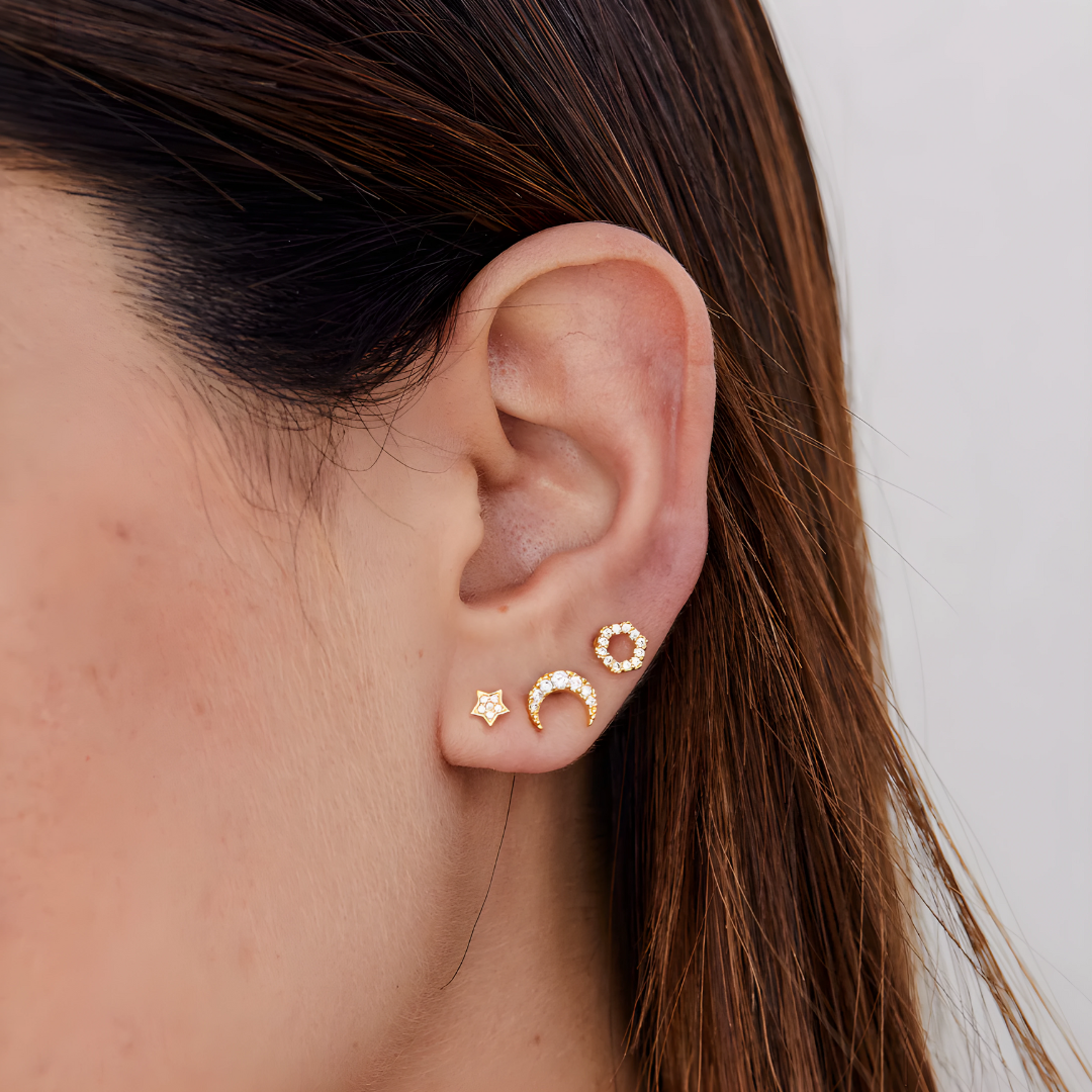 Earrings Mini Moon S925