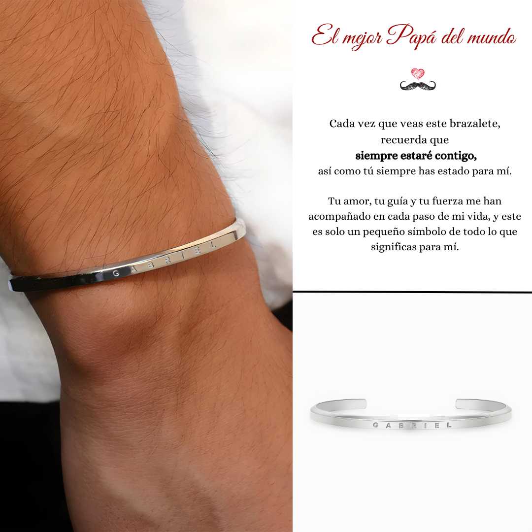 Bracelet Engraved in my Heart