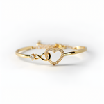 Bracelet Heart Infinity Silver/Gold