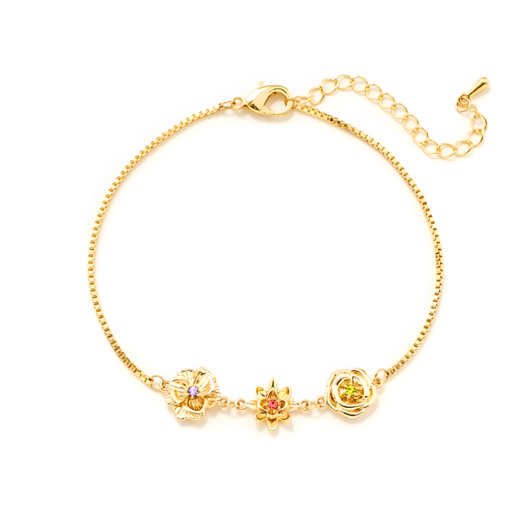 Bracelet with Flores of Birth