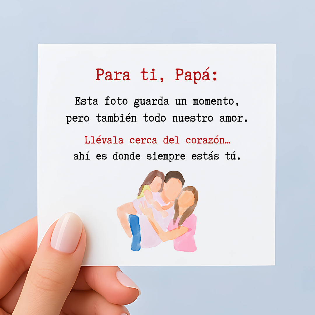 Necklace Nuestra Foto for Dad