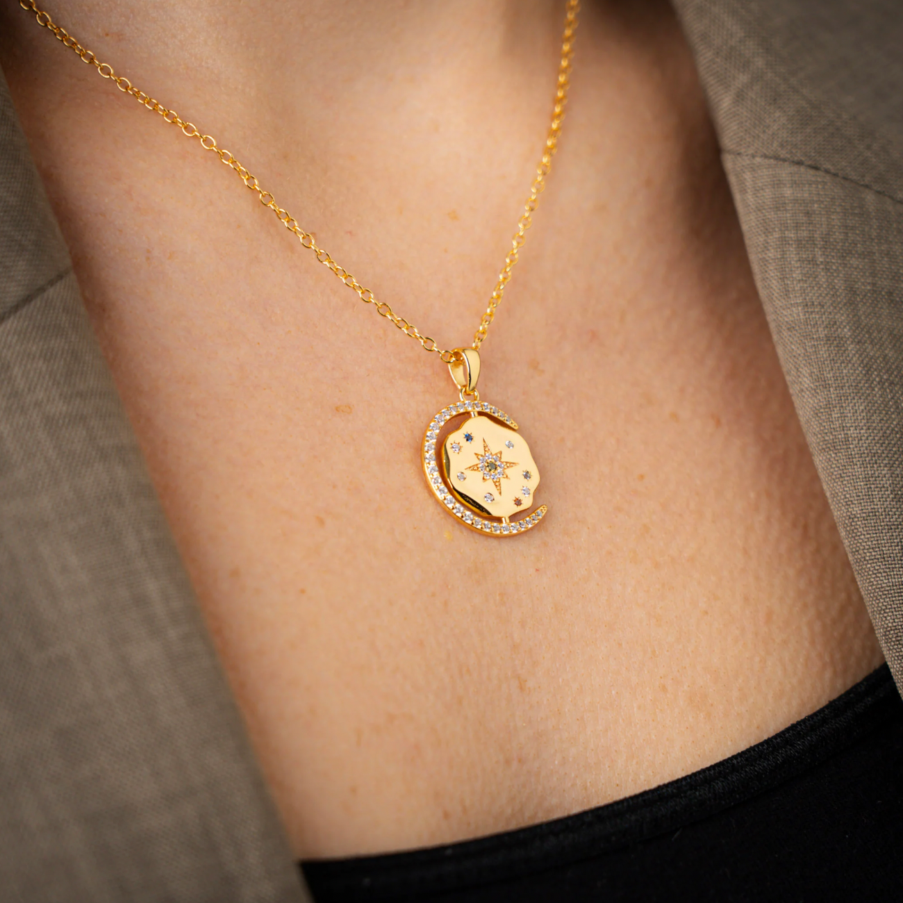 Necklace my Sun, Moon and Stars