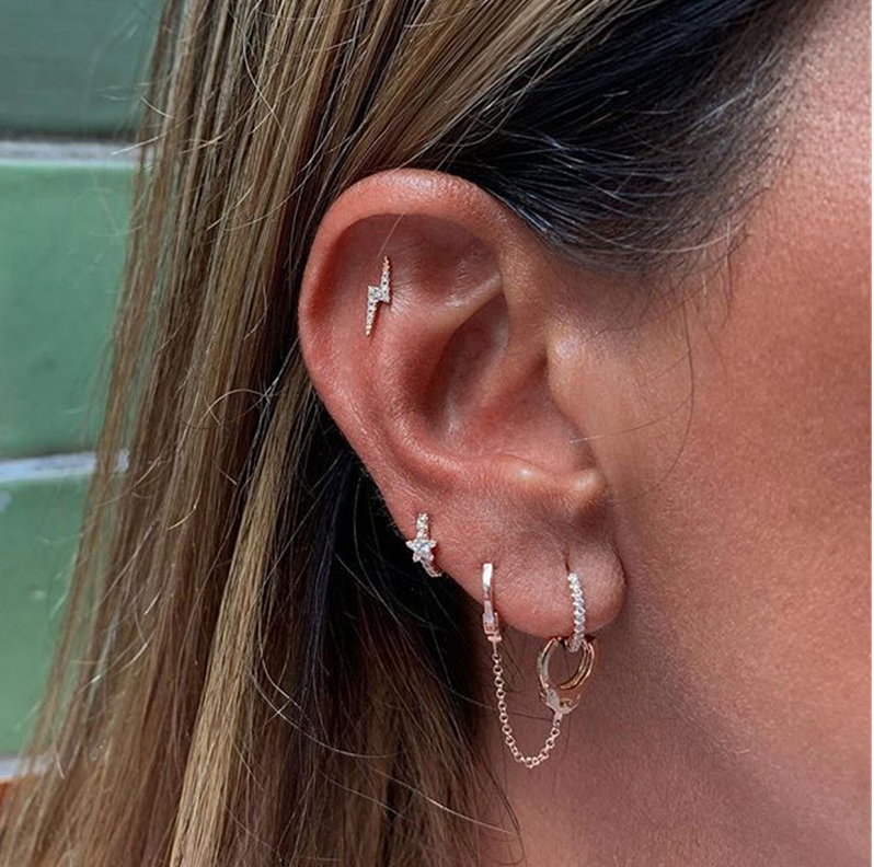Earrings Relampago
