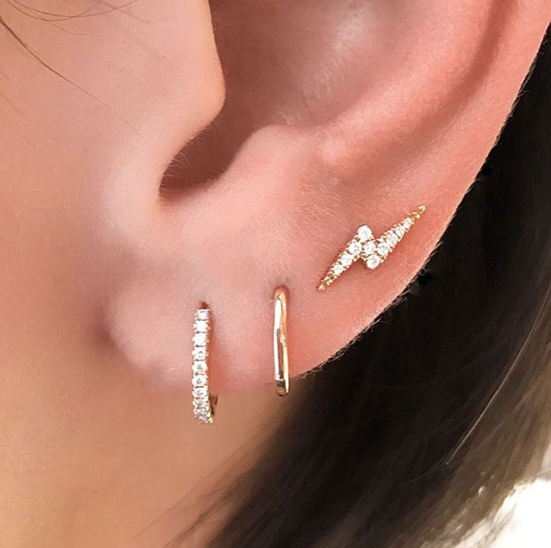 Earrings Relampago S925