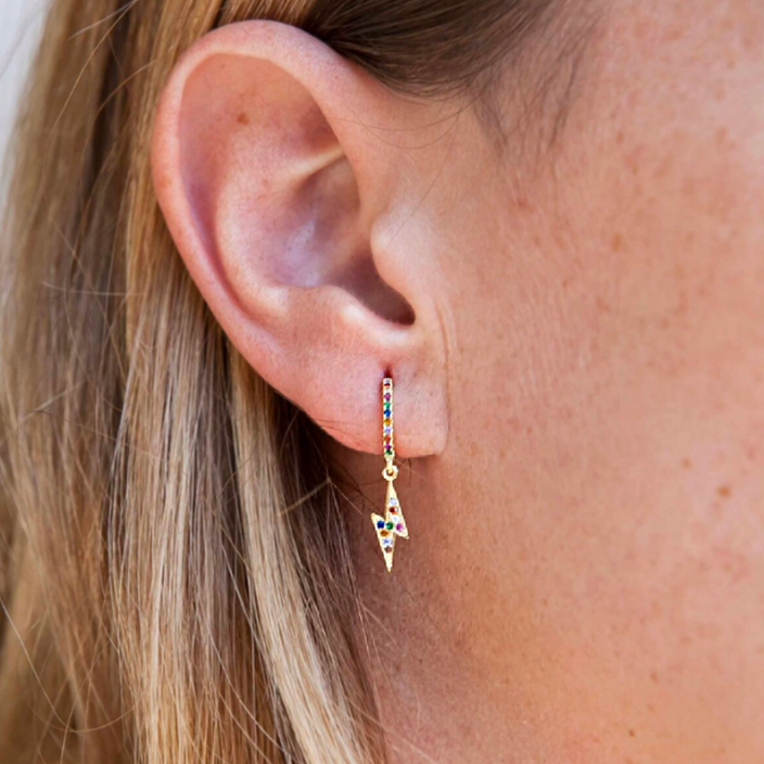 Earrings Rainbow Gold