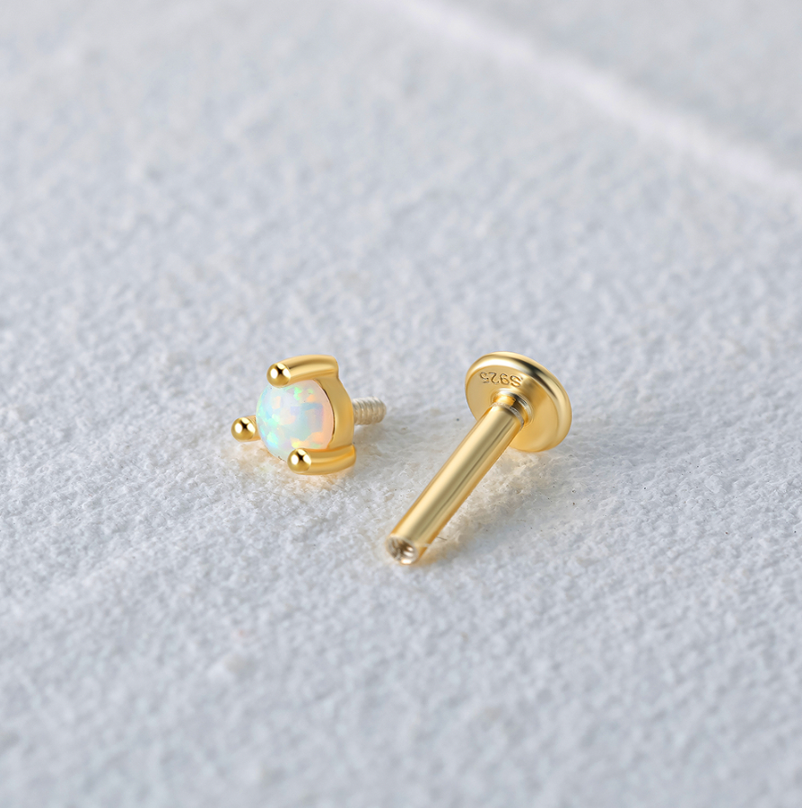 Earrings White Pearl