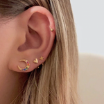 Earrings Huggie Cora