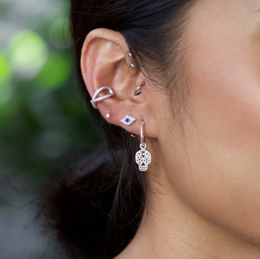 Earrings Evil Eye