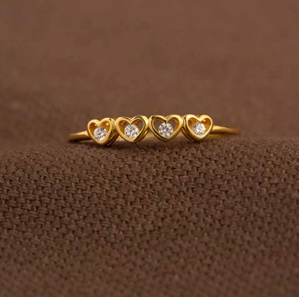 Ring Heart A Heart Mother & Daughter