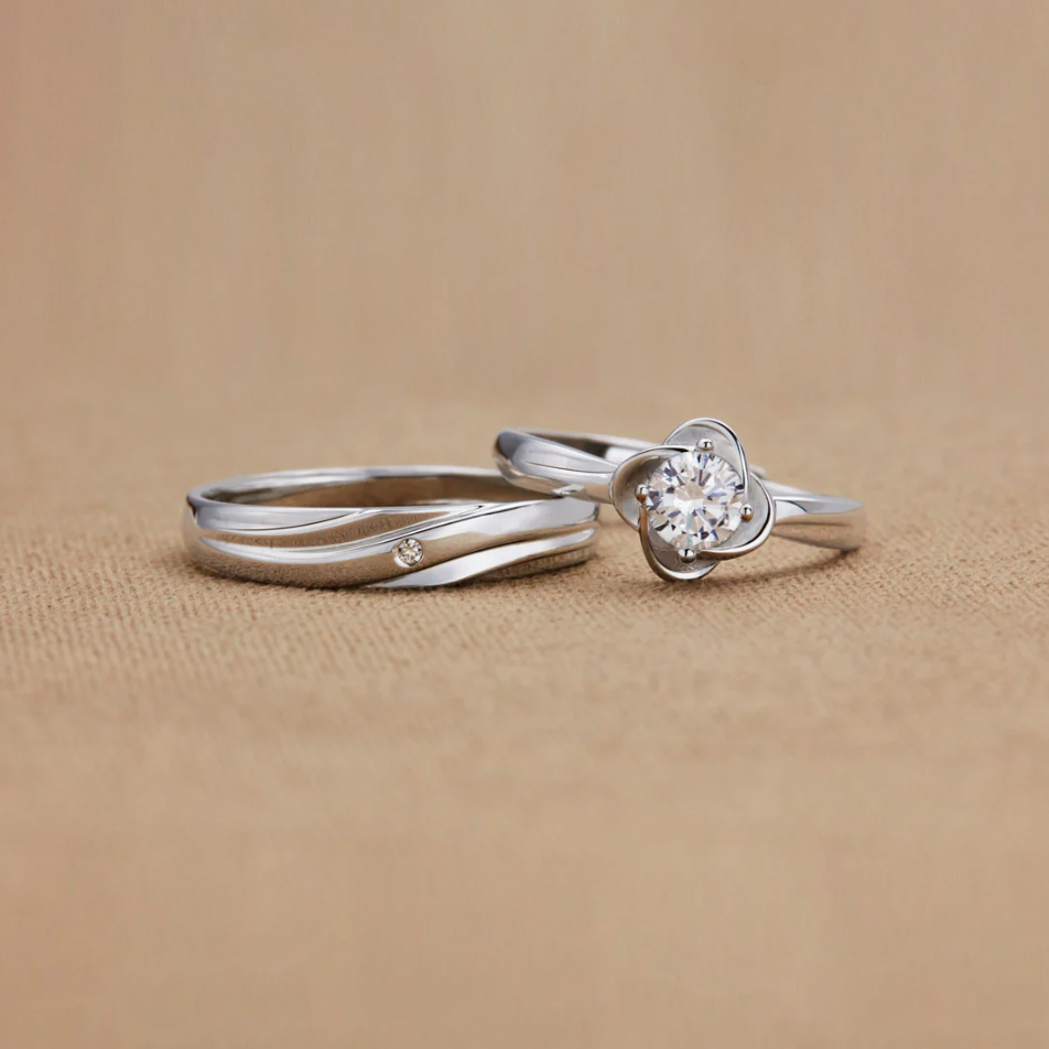 Set of Two Rings of Love