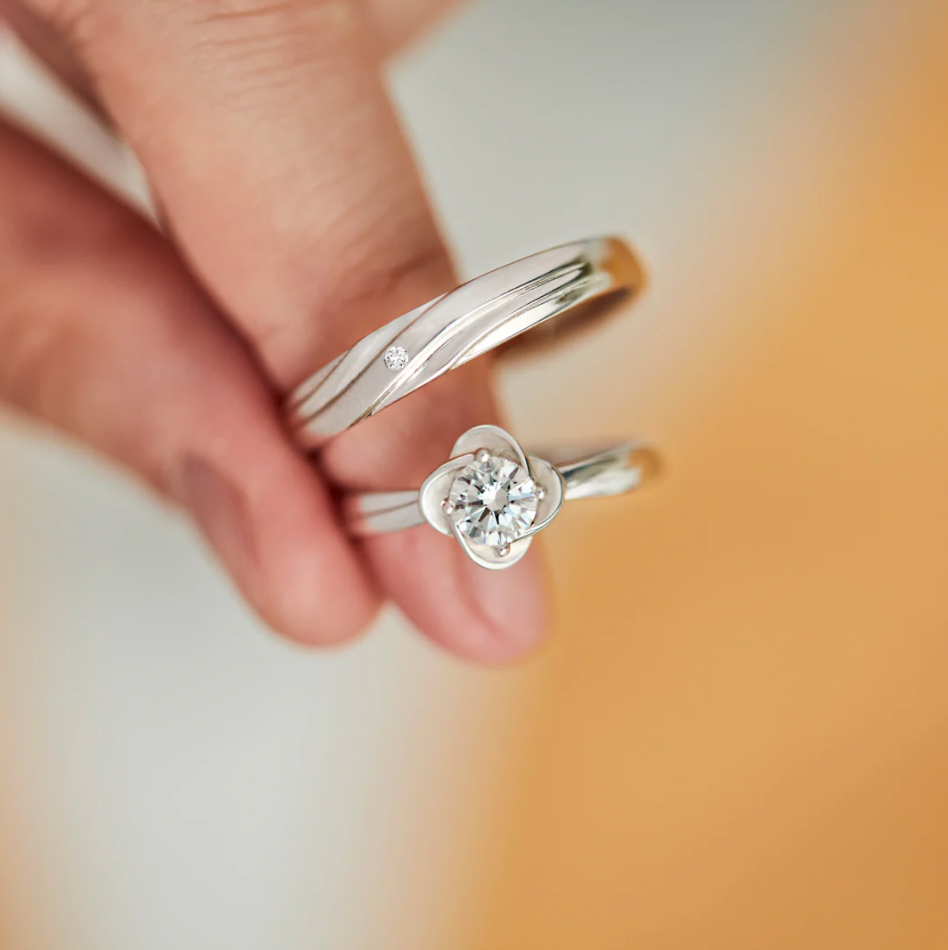 Set of Two Rings of Love