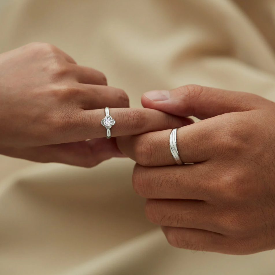 Set of Two Rings of Love