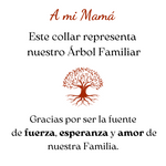 Necklace Arbol of The Family for my Mom