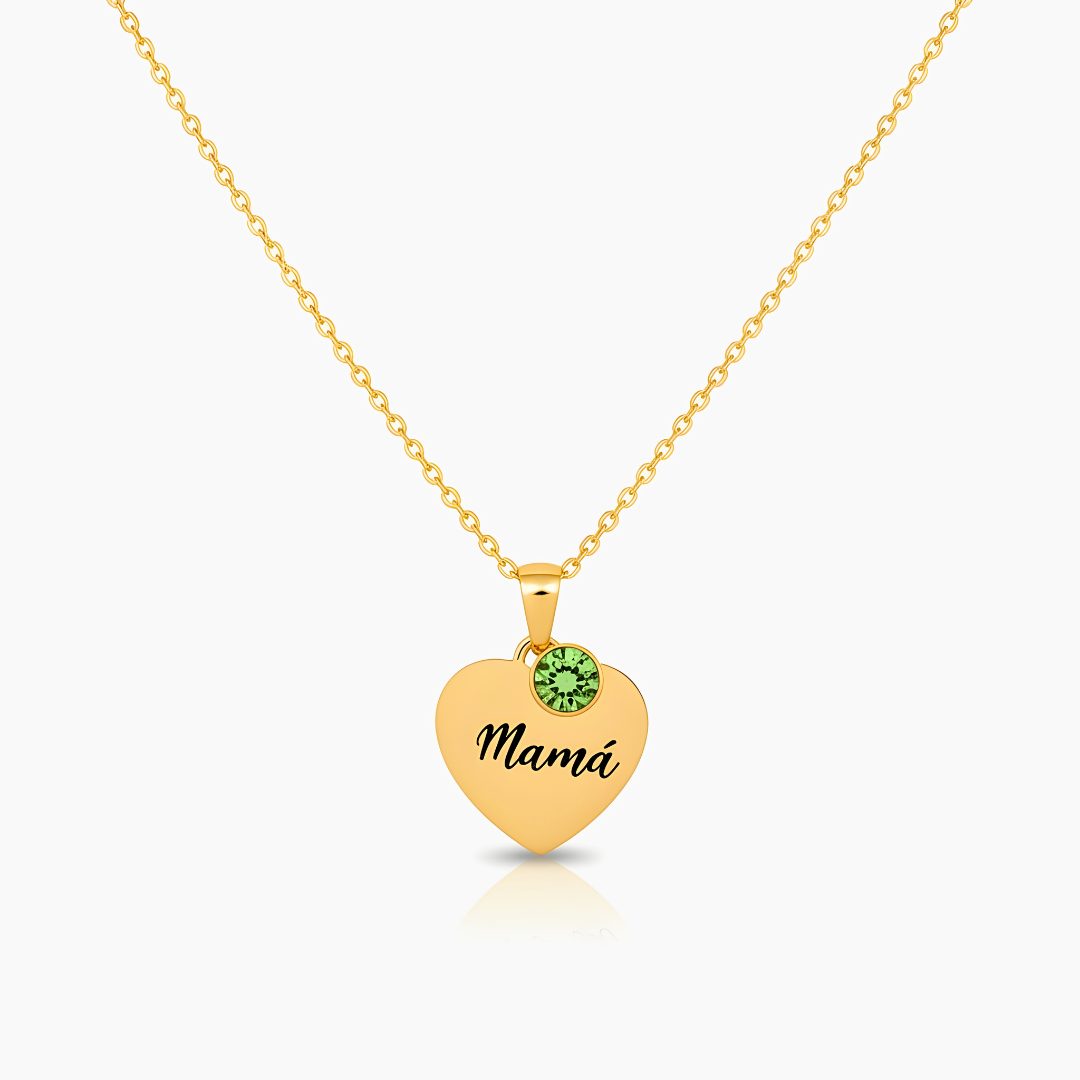 Necklace Personalizado with Stone of Birth for my Mother