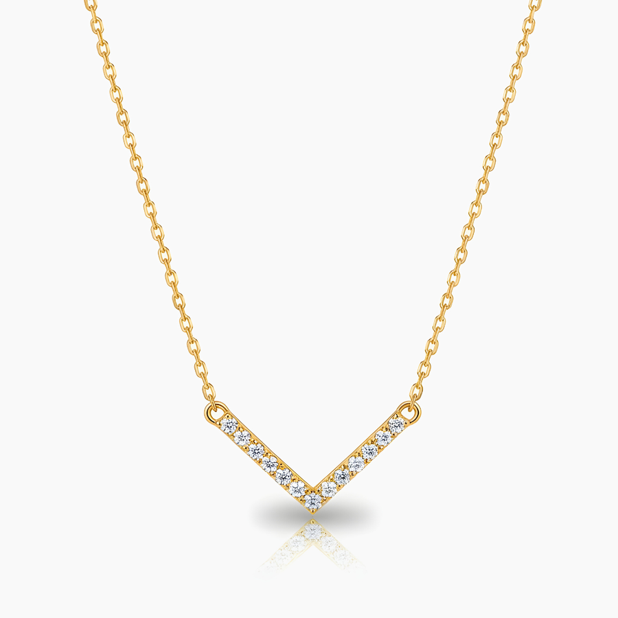 Necklace V Diamond Shine