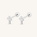 Earrings Cross Minimal