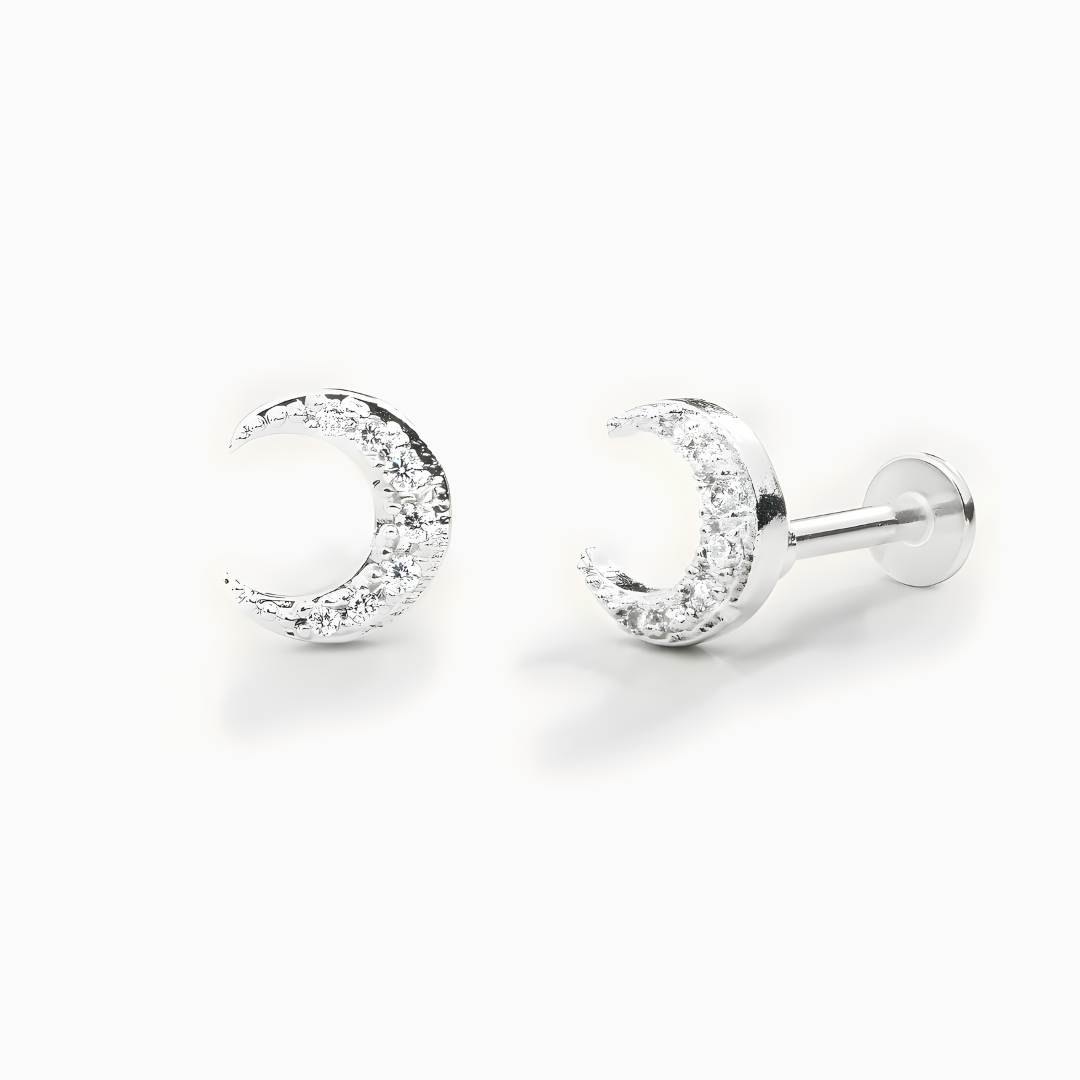 Earrings Mini Moon S925