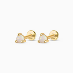 Earrings White Pearl