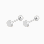 Earrings Huggie Pop S925