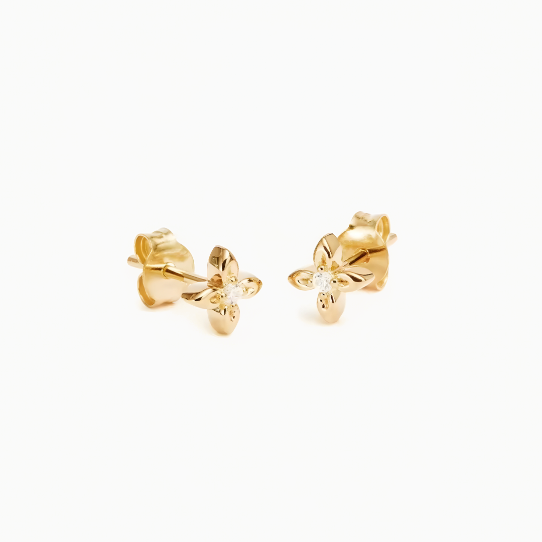 Earrings Mini Rayo S925 Banados in Gold