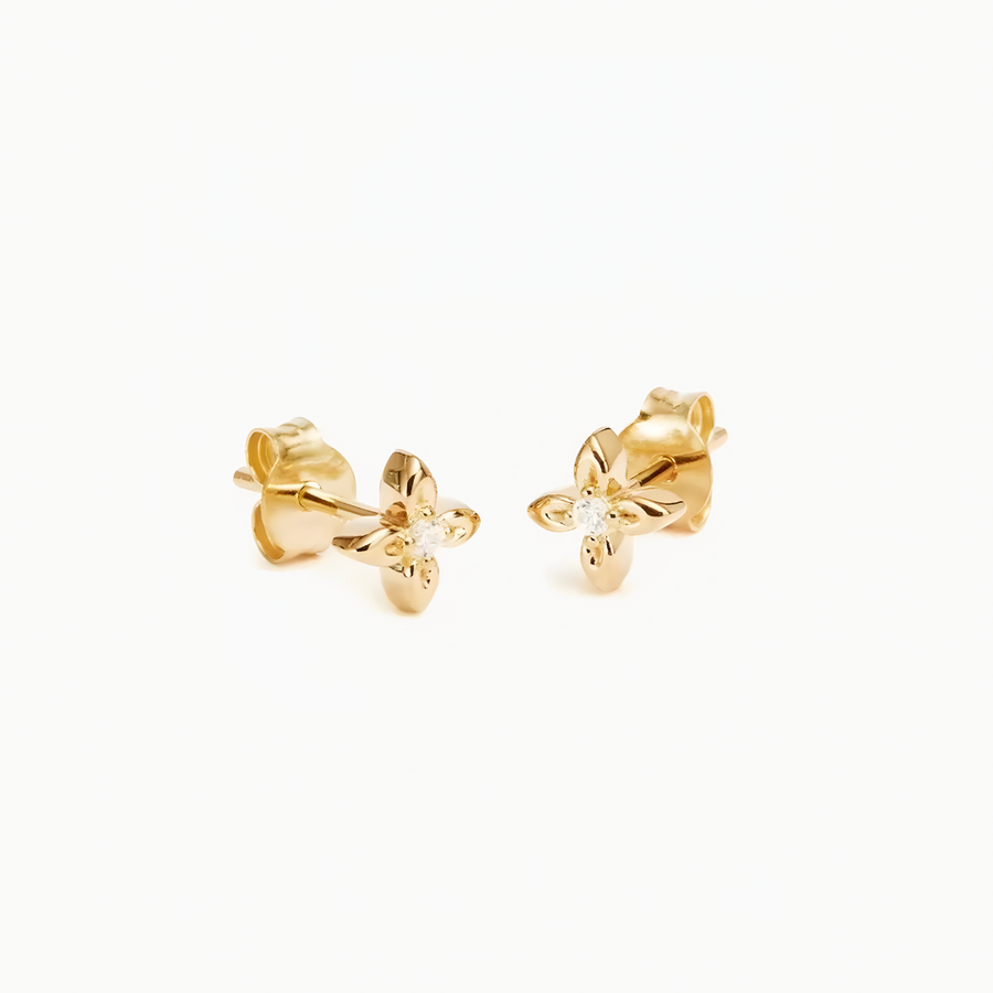 Earrings Mini Rayo S925 Banados in Gold