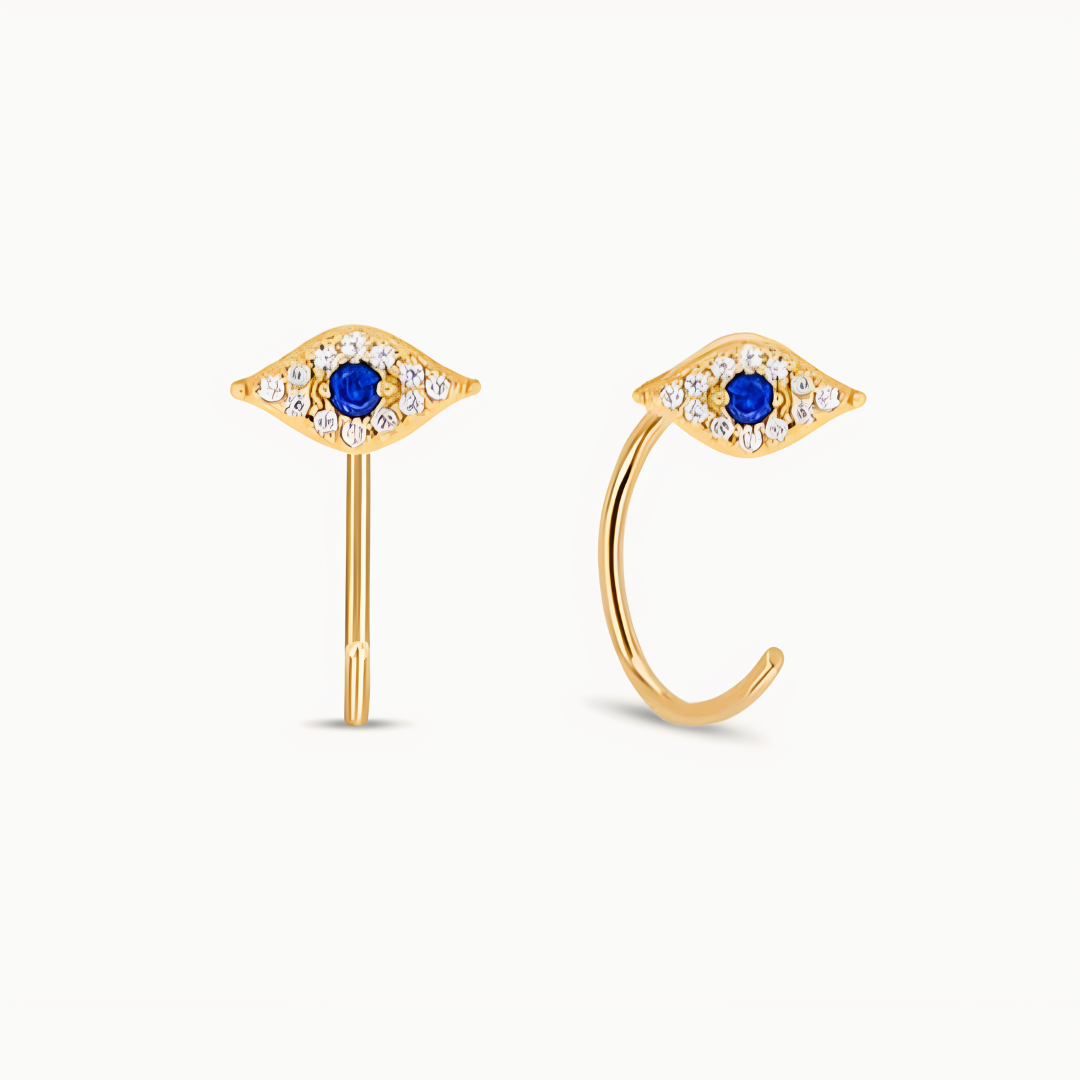 Earrings Evil Eye