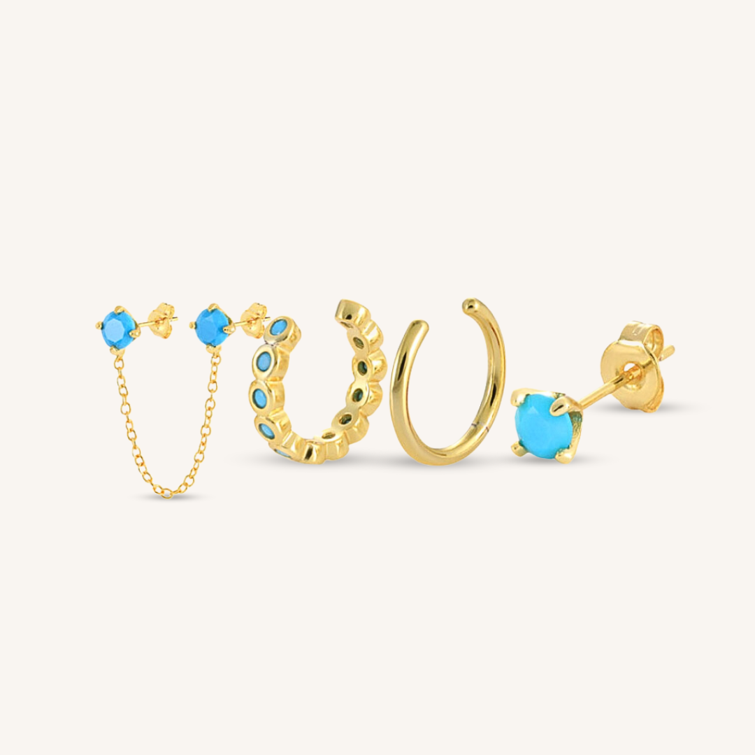 Kit Earrings Blu