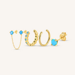 Kit Earrings Blu