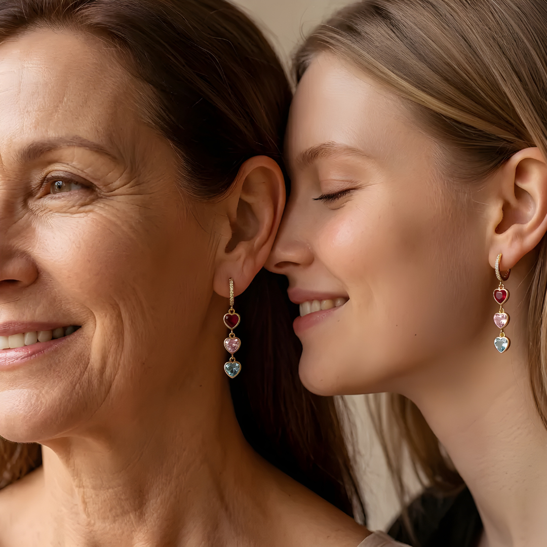 Earrings I Love You Mom – Personalizados