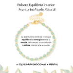 Bracelet Balance Inner Aventurina Verde Natural