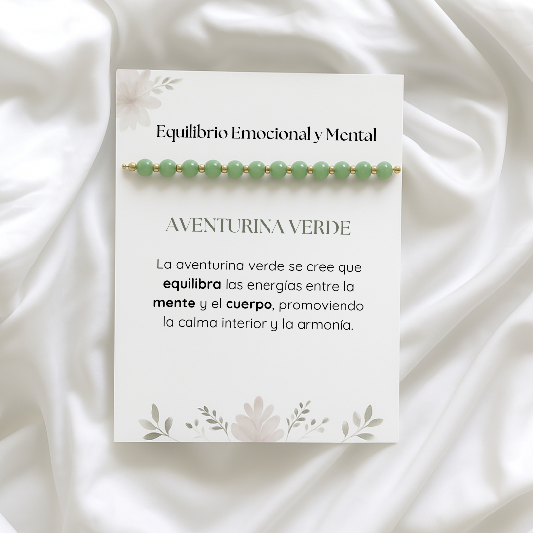 Bracelet Balance Inner Aventurina Verde Natural